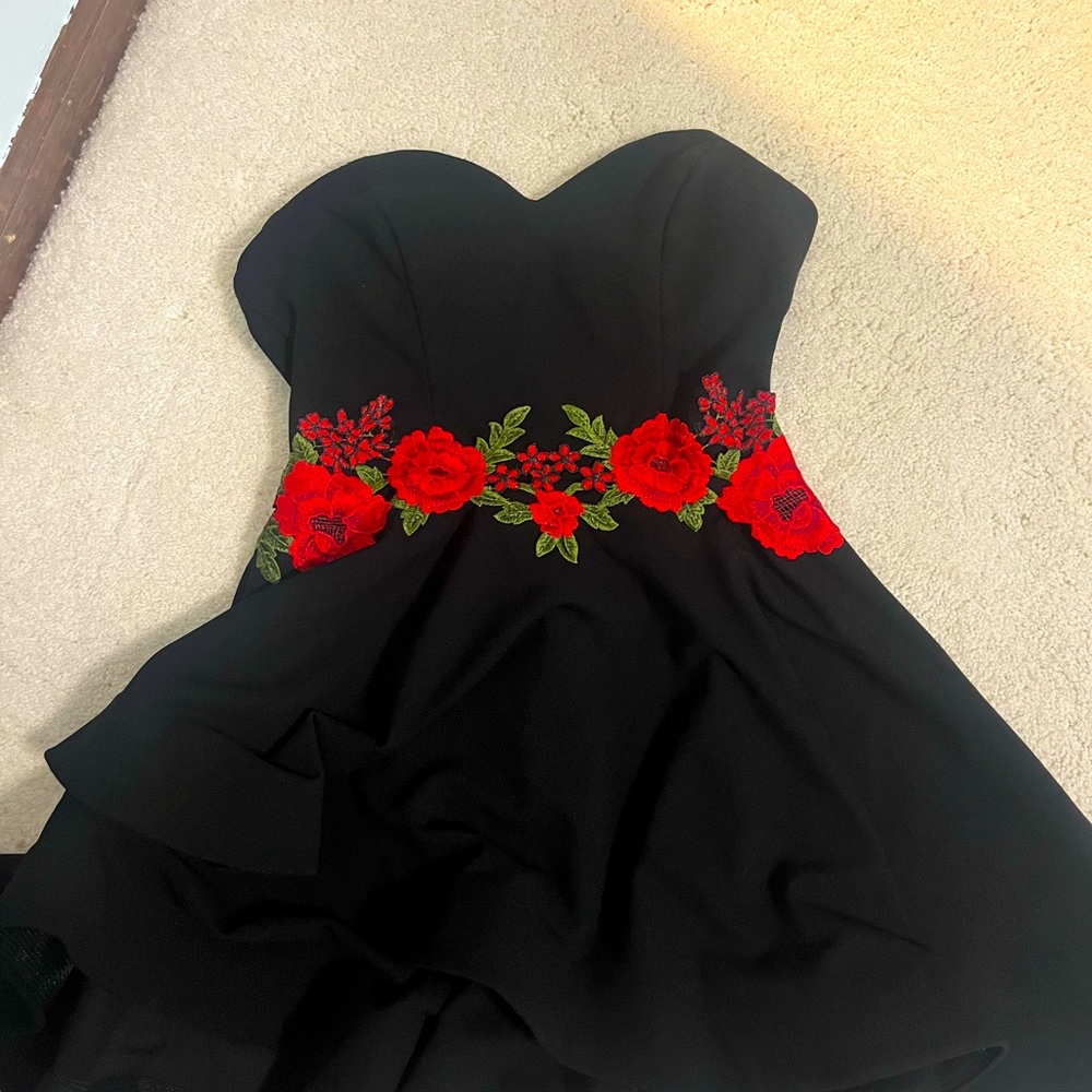 B. Smart brand size 11 formal dress. Very Good condition.